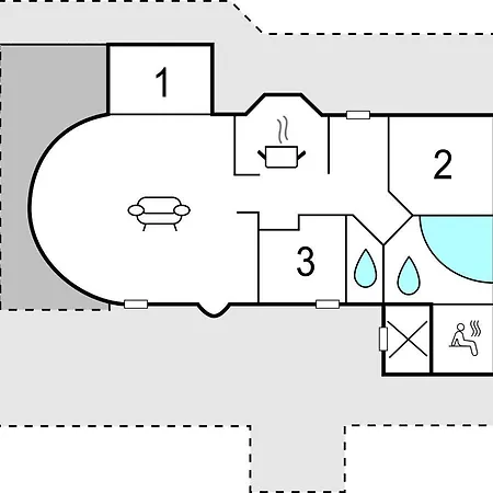 בית נופש 4 Bedroom Cozy In *